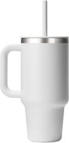Am image of a Custom Hydro Flask All Around Travel Tumbler 32oz with Straw in White!