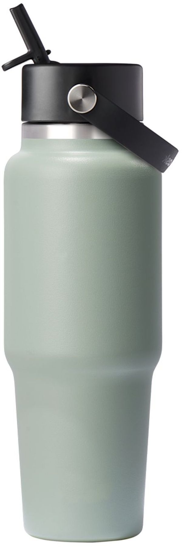 Am image of a Custom Hydro Flask Travel Bottle With Flex Straw Cap 32oz in Agave!