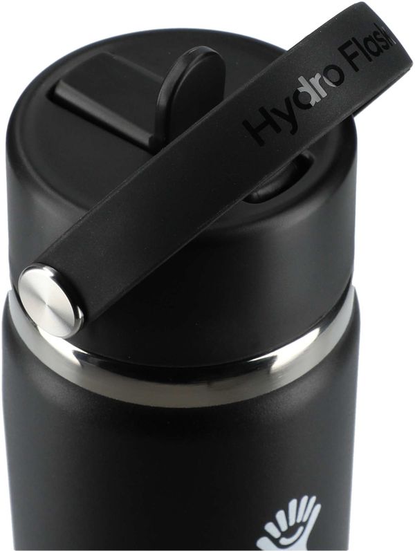 An image of a Custom Hydro Flask Wide Mouth with Flex Straw Cap 24oz!