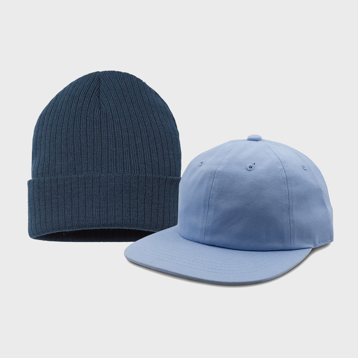 Pictured are hats that you can customize and embroider!