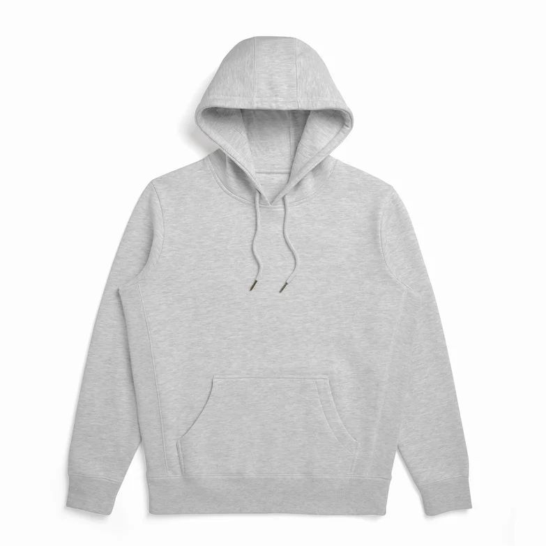 Original Favorites Organic Cotton Hooded Sweatshirt in Heather Grey