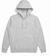 Am image of a Custom Original Favorites Organic Cotton Hooded Sweatshirt in Heather Grey!