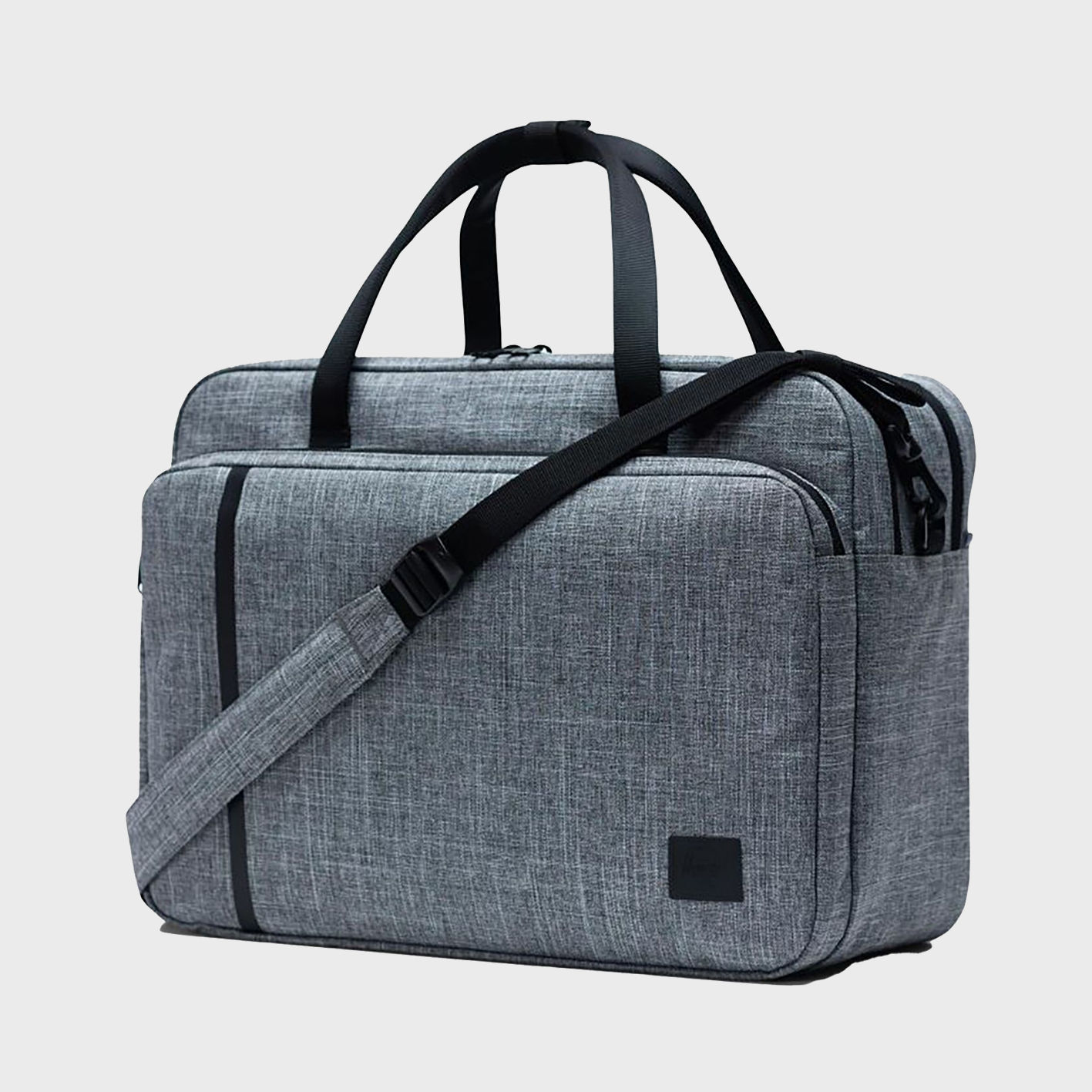An image of custom Herschel laptop bags that you can print your logo or design on!