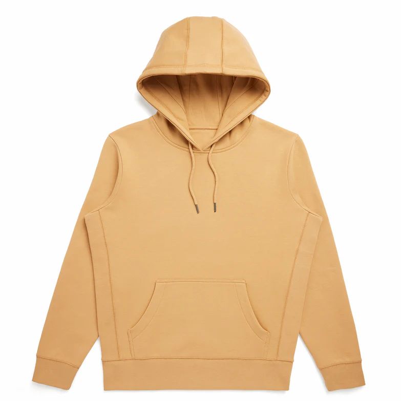 Original Favorites Organic Cotton Hooded Sweatshirt in Camel