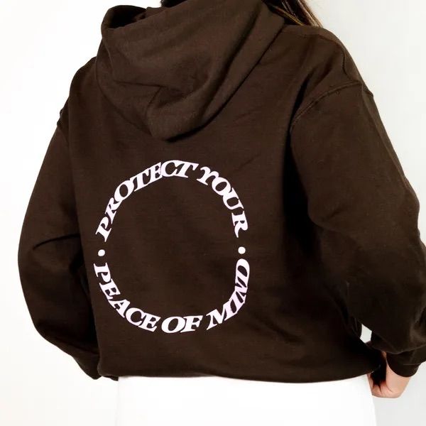 A hoodie printed by us for Tinted Apparel