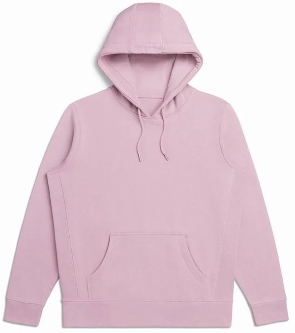 Am image of a Custom Original Favorites Organic Cotton Hooded Sweatshirt in Lavender!