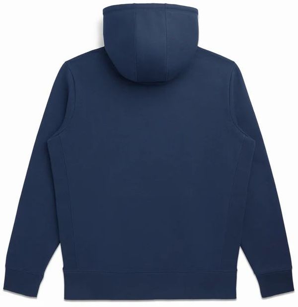 An image of a Custom Original Favorites Organic Cotton Hooded Sweatshirt in Ocean Navy!