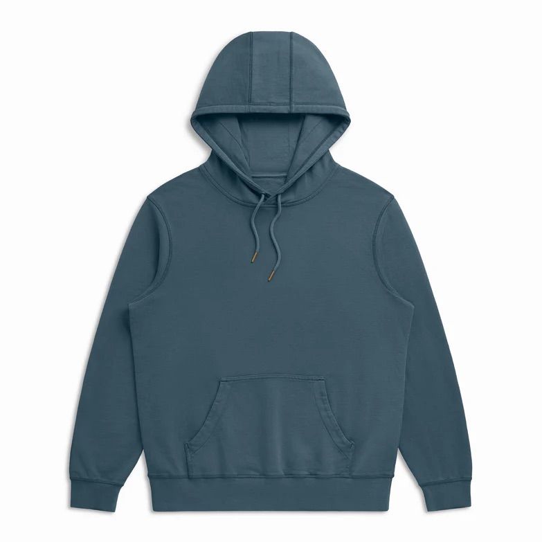 Original Favorites Organic Cotton French Terry Hooded Sweatshirt in Seaside