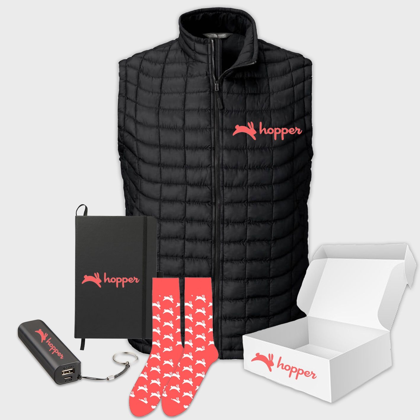 An image of Corporate swag boxes