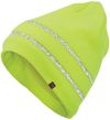 Am image of a Custom Tough Duck Acrylic Knit Toque with Reflective Striping in Fluorescent Green!