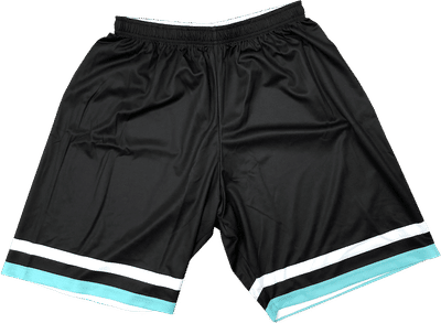 Am image of a Custom Sublimated Youth Boys Basketball Shorts in Full Colour Sublimation!