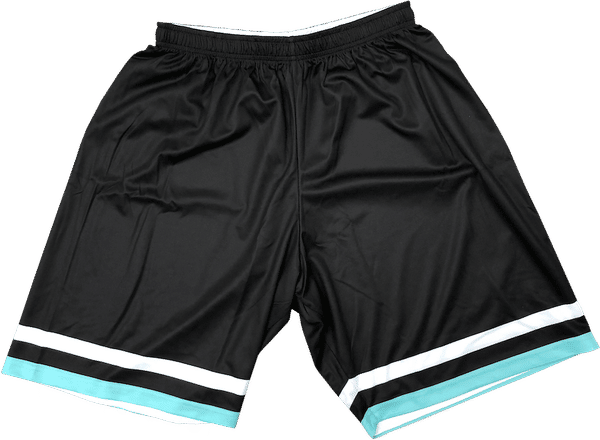 Am image of a Custom Sublimated Mens Basketball Shorts in Full Colour Sublimation!
