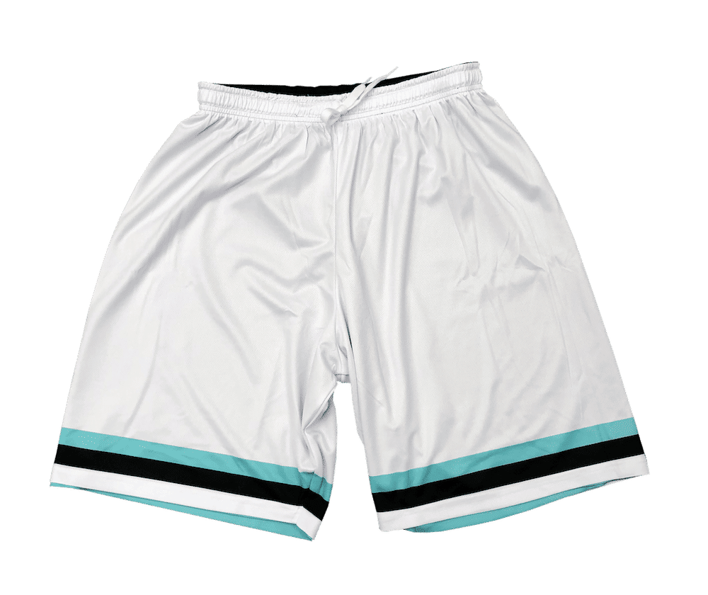 Custom Sublimated Womens Basketball Shorts Coastal Reign