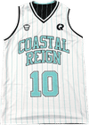 Am image of a Custom Sublimated V Neck Racerback Womens Basketball Jersey in Full Colour Sublimation!