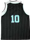 Am image of a Custom Sublimated Reversible Crew Neck Basketball Jersey in Full Colour Sublimation!