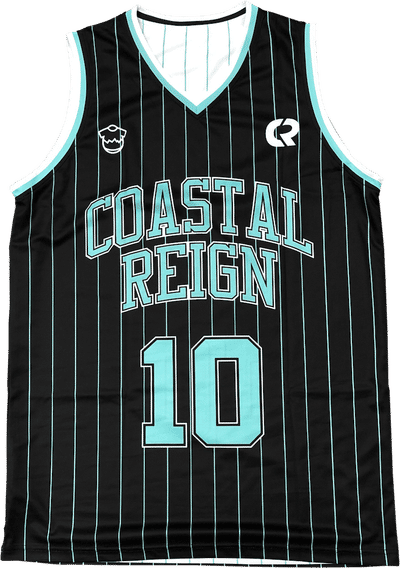 Custom Sublimated Basketball Jersey Coastal Reign