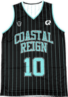 Am image of a Custom Sublimated Basketball Jersey in Full Colour Sublimation!