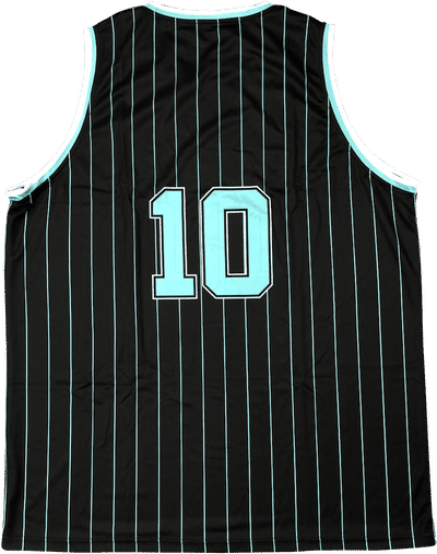 Am image of a Custom Sublimated Crew Neck Basketball Jersey in Full Colour Sublimation!