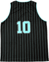 Am image of a Custom Sublimated Youth Crew Neck Basketball Jersey in Full Colour Sublimation!