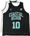Am image of a Custom Sublimated Reversible Crew Neck Basketball Jersey in Full Colour Sublimation!