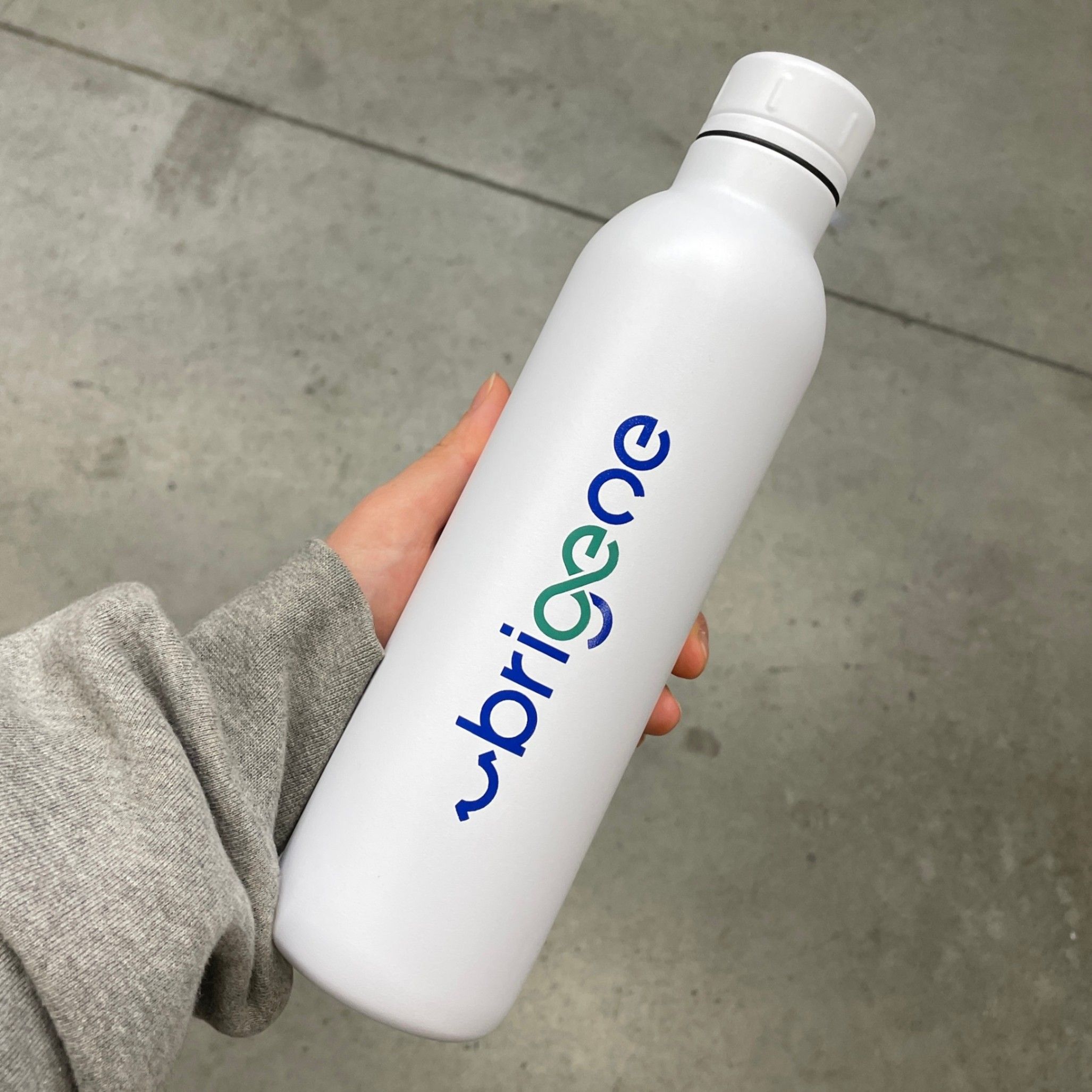 An image of custom water bottles we printed for a customer.