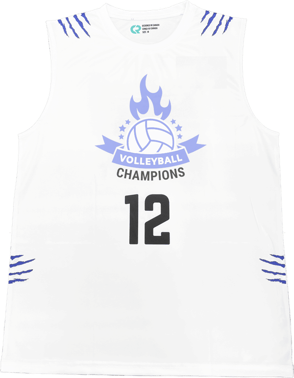 Am image of a Custom Sublimated Youth Muscle Tank Top in Essential!