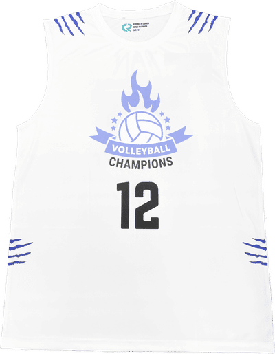 Am image of a Custom Sublimated Youth Muscle Tank Top in Essential!