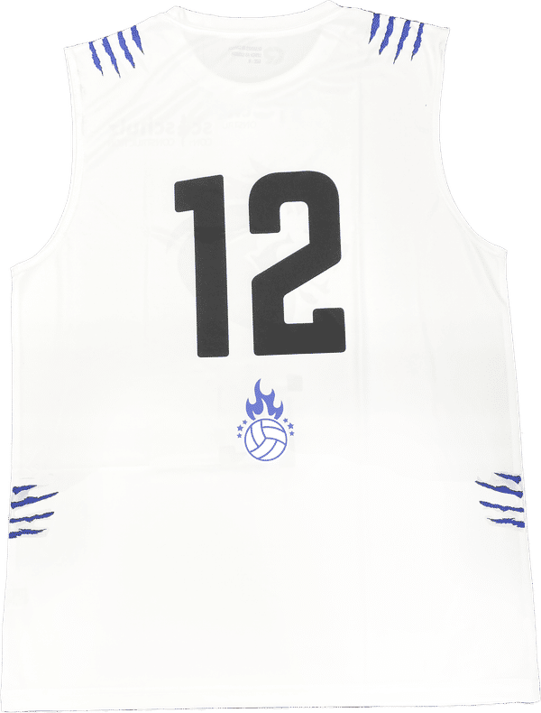 Am image of a Custom Sublimated Youth Muscle Tank Top in Essential!