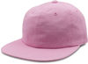 Am image of a Custom Nissi Washed Cotton Flat Bill Cap in Light Pink!