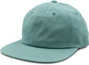 Am image of a Custom Nissi Washed Cotton Flat Bill Cap in Dark Mint!