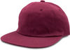 Am image of a Custom Nissi Washed Cotton Flat Bill Cap in Wine!