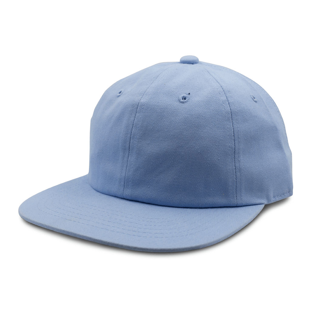 Blue fashion flat brim hats