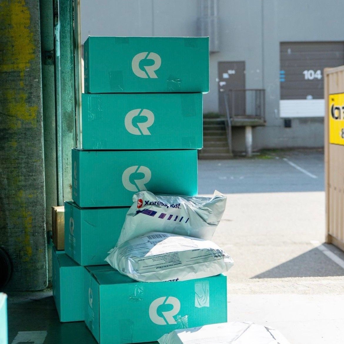 An image of boxes ready to be shipped out!
