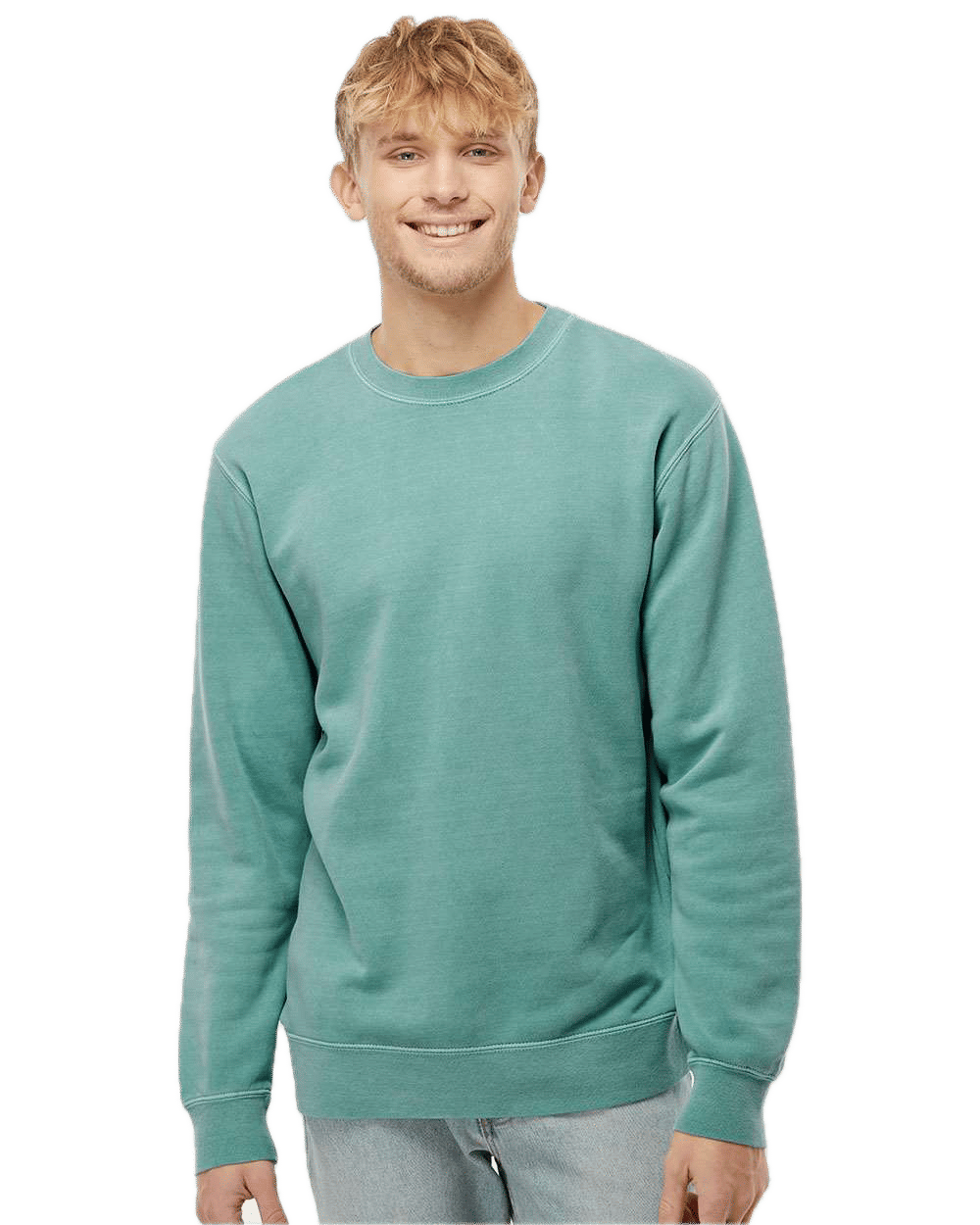 Independent Trading Co. Unisex Midweight Pigment Dyed Crewneck Sweatshirt