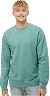 An image of a Custom Independent Trading Co. Unisex Midweight Pigment Dyed Crewneck Sweatshirt!