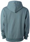Am image of a Custom Independent Trading Co Avenue Pullover Hooded Sweatshirt in Blue Magic!