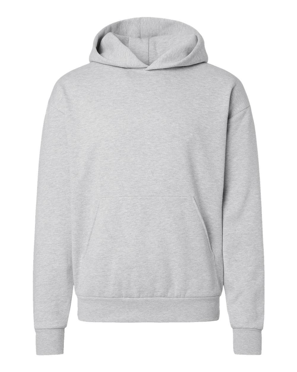 Independent Trading Co Avenue Pullover Hooded Sweatshirt in Grey Heather
