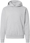 Am image of a Custom Independent Trading Co Avenue Pullover Hooded Sweatshirt in Grey Heather!