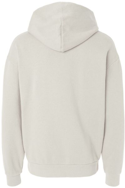 Am image of a Custom Independent Trading Co Avenue Pullover Hooded Sweatshirt in Ivory!