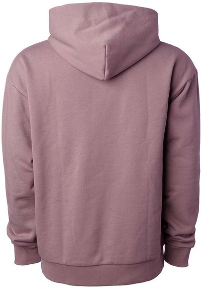 Am image of a Custom Independent Trading Co Avenue Pullover Hooded Sweatshirt in Orchid!