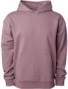 Am image of a Custom Independent Trading Co Avenue Pullover Hooded Sweatshirt in Orchid!
