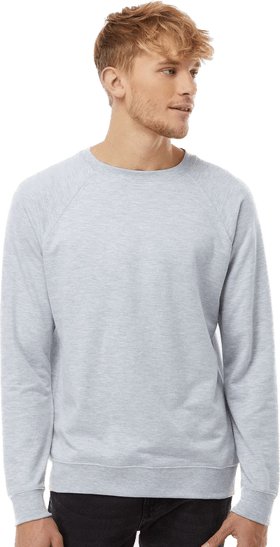 Custom Independent Trading Co Icon Unisex Lightweight Loopback Terry Crewneck Sweatshirt Coastal Reign