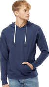 An image of a Custom Independent Trading Co Icon Unisex Lightweight Loopback Terry Hooded Sweatshirt!