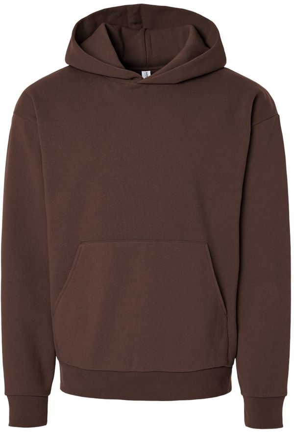 Am image of a Custom Independent Trading Co Mainstreet Hooded Sweatshirt in Brown!