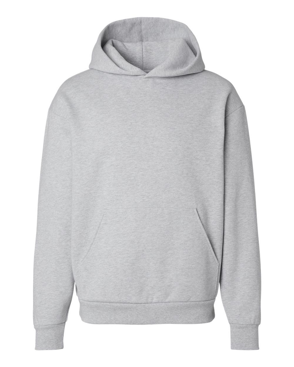 Independent Trading Co Mainstreet Hooded Sweatshirt in Grey Heather