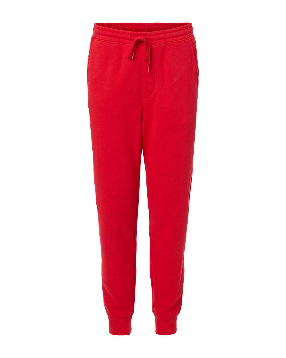 Independent Trading Co Midweight Fleece Pants in Red