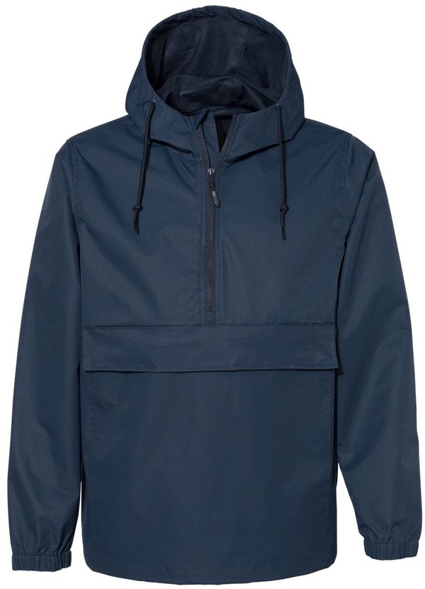 An image of a Custom Independent Trading Co Nylon Anorak in Classic Navy!