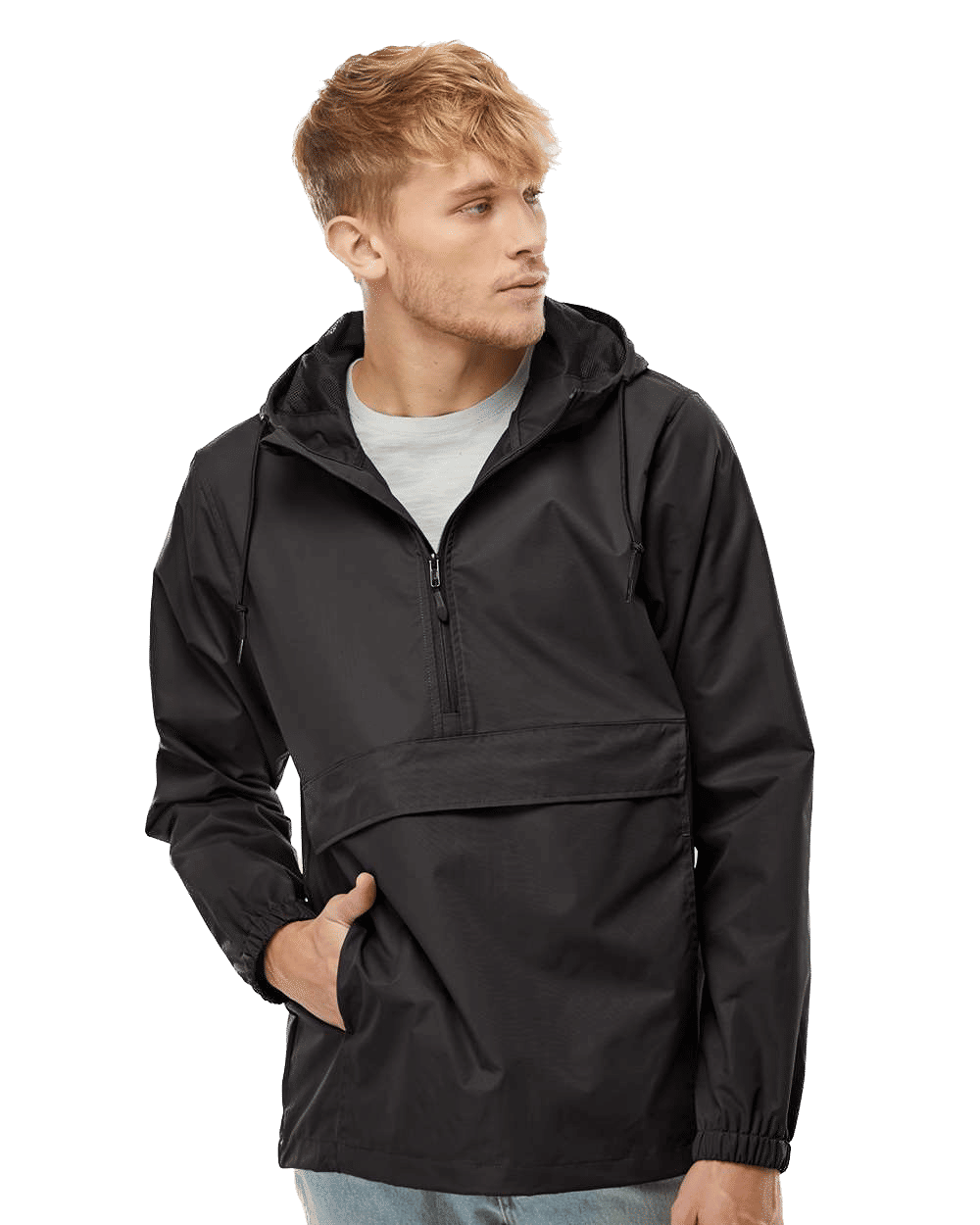 Independent Trading Co Nylon Anorak