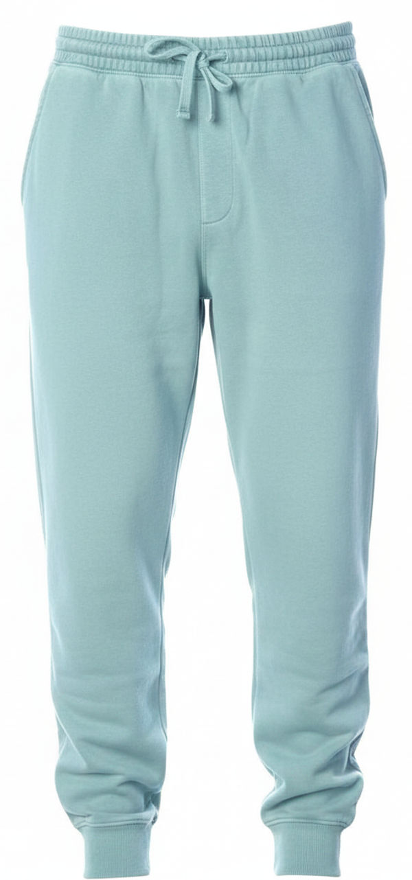 An image of a Custom Independent Trading Co Pigment Dyed Fleece Pants in PIgment Mint!