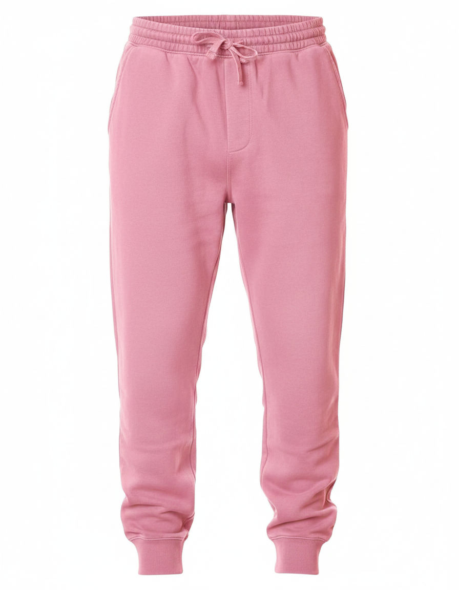 Independent Trading Co Pigment Dyed Fleece Pants in Pigment Pink